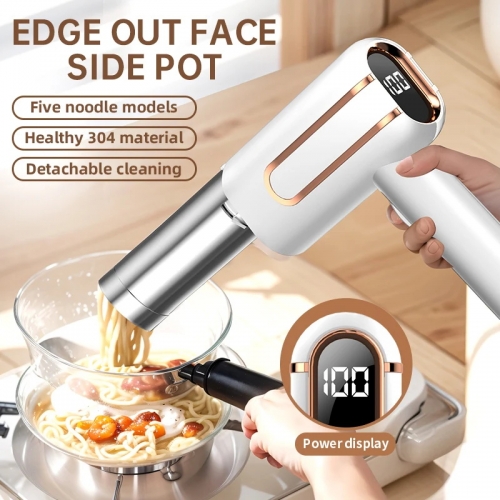 Electric Cordless Pasta Maker, Portable Pasta Press, Household Appliances, Outdoor Kitchen, Home, Breakfast, Smart Pasta Maker