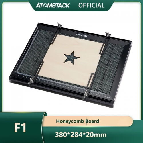 ATOMSTACK F1 Laser Table en nid d'abeille avec pince pour graveur laser Machine à graver Plateau de travail laser Panel Board Plate-forme