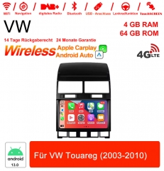 9 Zoll Android 13.0 Autoradio / Multimedia 4GB RAM 64GB ROM Für VW Touareg (2003-2010)