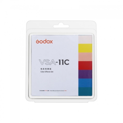 Ensemble de filtres de couleur CCT Godox VSA-11C pour projecteur VSA