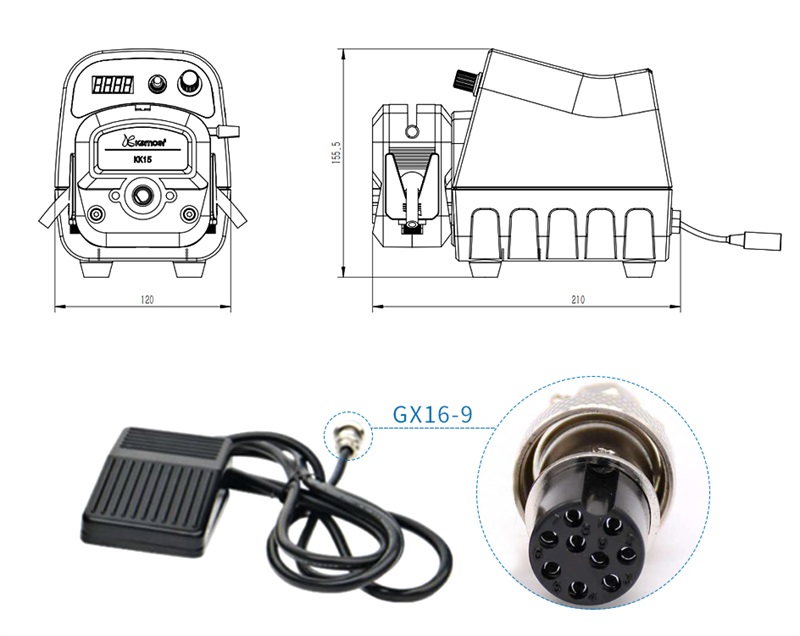 Intelligent peristaltic pump