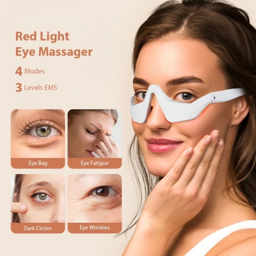 Appareil de massage des yeux pour soulager la fatigue oculaire Lunettes de massage des yeux Appareil de massage pour soulager la fatigue oculaire