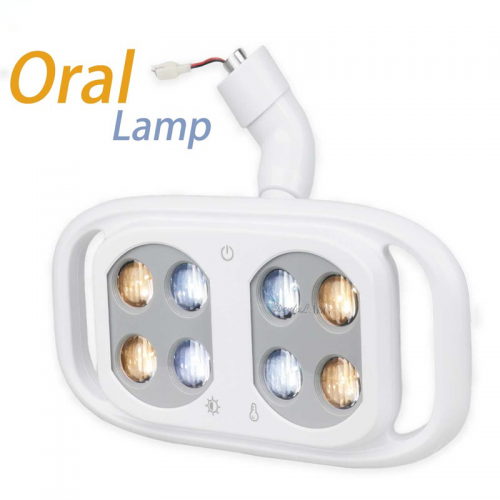 Lampe LED dentaire à 8 LED pour lampe buccale pour chaise d'opération dentaire, projecteur infrarouge inductif pour soins bucco-dentaires