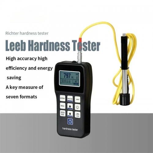 Leeb Hardness Tester Portable Rebound Gauge Duro meter hl、hb、hrb、hrc、hra、hv、hs for Metal Steel without Standard Block