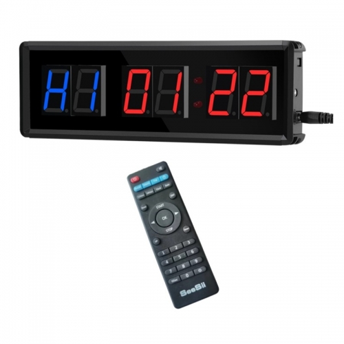 Programmable Remote Control LED Crossfit Timer Interval Timer Garage Timer Sport Training Clock Crossfit Gym Timer