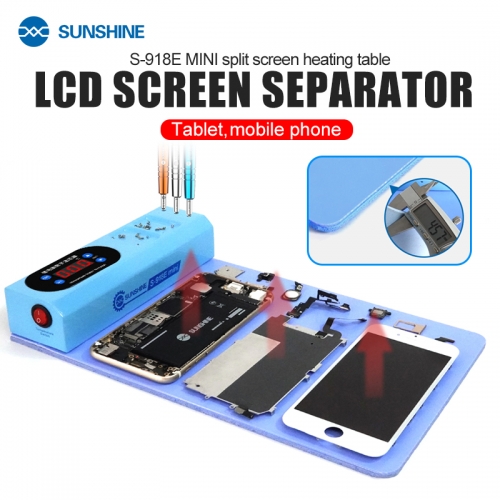 SUNSHINE Mini LCD Screen Splitter Heating Stage Separator Pad For Phone IPad Repair Separating Pad LCD Disassembly Treasu