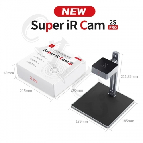 Caméra d'analyse d'image thermique infrarouge MEGA-IDEA super ir cam 2s pro 3d pcb court-circuit diagnostic rapide carte mère