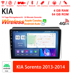 9 Zoll Android 13.0 Autoradio / Multimedia 4GB RAM 64GB ROM Für KIA Sorento 2013-2014