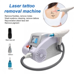 Laser Skin Second Eyebrow Washer Machine 532nm 755nm 1064nm Washing Tattoo Q Switch ND Yag Remove Moles And Freckles Whitening