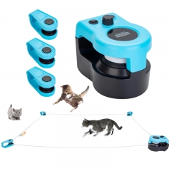 Interactive Cat Toy Wheel Trainer New Cat Treadmill for Indoor Adjustable Speed ​​Simulated Hunting Toy