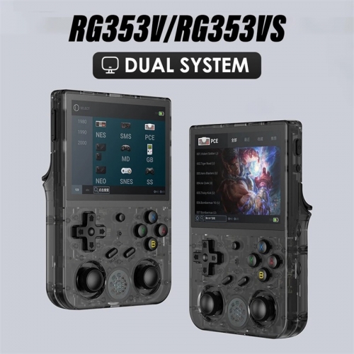 Console de jeu Anbernic rg353v rg353vs écran ips 3,5'' sortie hdmi système d'exploitation android linux émulateur rétro intégré 64G 10000 jeux