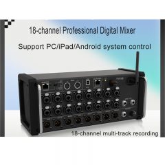 MR18 Professional Digital Mixing Studio Recording Console DJ Studio Digital Mixer Audio Multitrack Sound Table