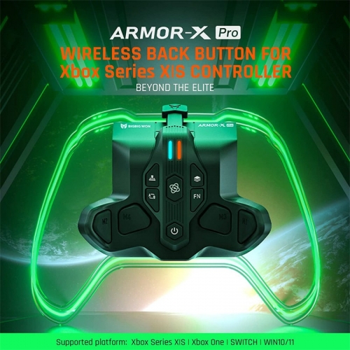 ARMOR-X Pro Rear Paddle Adapter For Xbox Series X/S Controller Back Button Attachment Extension Key For NS Switch