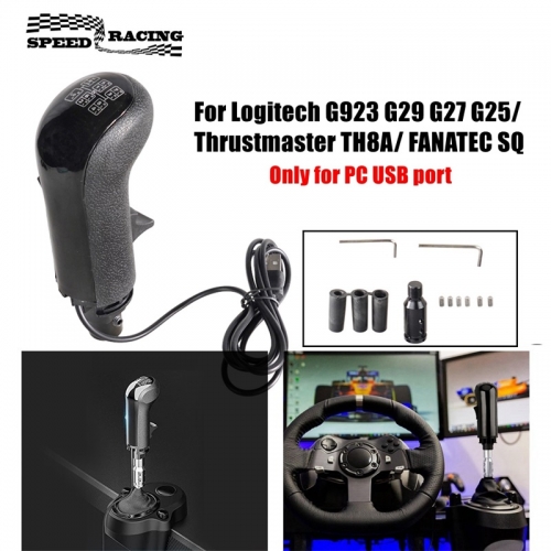 High Low Getriebe Simulator PC USB Shifter Knob Für Logitech G923 G29 G27 G25 Für Thrustmaster TH8A USB Schalthebel Knopf für ATS ETS2