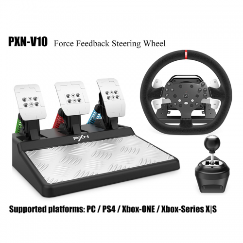 Game Steering Racing Simulator Steering Wheel Volante 270/900 Rotation for PC Windows 7/8/10/11/ps4/xbox one/xbox series