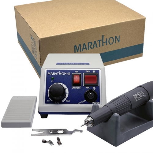 Set Dental Lab Marathon III Motor Mikromotor Maschine N3 + 35K U/min H37L1 Handstück