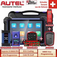 Autel MaxiIM IM608 II ensemble complet Outil de programmation clé IMMO Outil de diagnostic bidirectionnel de codage ECU 36+ Services avec G-BOX3, APB1