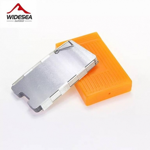 Widesea – poêle Portable à 9 plaques, pare-vent pliable, pique-nique en plein air, barbecue, cuisinière à gaz, écran de camping