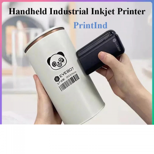 Handheld Inkjet Printer for Any Surface, 1.02-inch Nozzle, Upgraded Portable Bluetooth Wireless Smart Printer