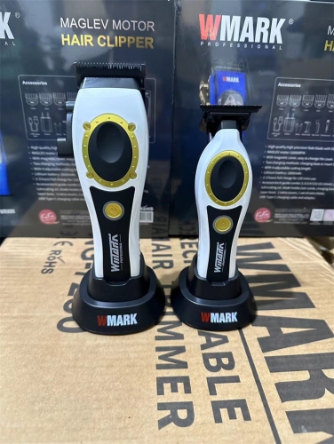 WMARK NG-7030+NG-7230 New Sale Hot Hair Clippers Oil Head Finishing Electric Hair Clippers Charging Seat Hair Salon