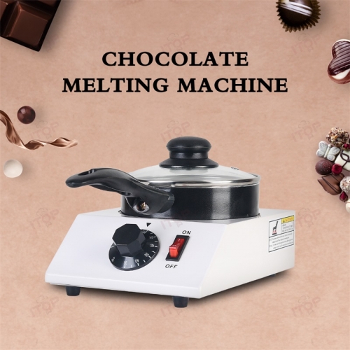 ITOP 40W Chocolate Melting Machine, Small Electric Tempering Cylinder, Melter, Ceramic, Non-Stick Coated, Pot Pan