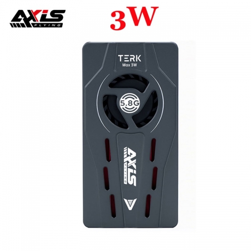 Axis flying Terk Max 5.8g 3W VTX fan with CNC heatsink dual function buttons built in microphone quiet for long range RC FPV drone