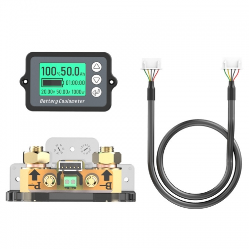 80V 50A 100A 350A TK15 Coulomb Meter Vehicle Battery Capacity Tester Battery Coulometer for E-bike/Balance Car/Cleaning Machine