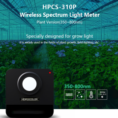 HPCS-310P 350-800nm ​​Spectrum Meter PPFD PAR Spectrometer also tests flicker for LED light