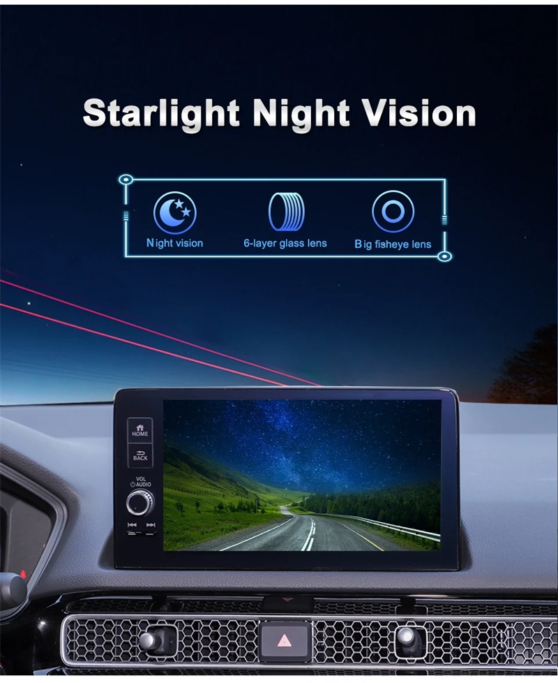 Prise en charge de la caméra de recul à vision nocturne