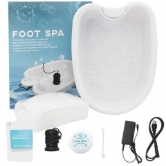 Ionic Detox Foot Bath Massager with Sink, Electric Foot Spa Bathtub Massager, Deep Tissue Clean, Vibrant Whirlpool Care