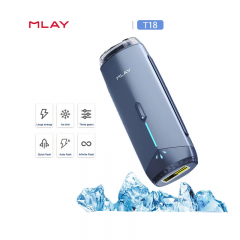 Épilateur à lumière pulsée Mlay T18 ICE, avec flashs illimités, laser IPL permanent, épilateur indolore pour usage domestique