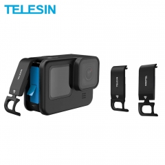 TELESIN Battery Side Cover Aluminum Alloy Easy Detachable Type-C Charging Cover Port For GoPro Hero 9 10 11