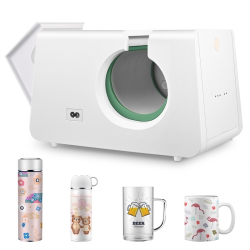 Presse à tasse automatique, 10 à 11 oz, transfert par sublimation, presse à tasse portable, bouton à une touche comme cadeau d'anniversaire