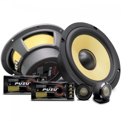 PUZU PZ-6509S Automobile Audio Passive 2 Splitter Package Système de haut-parleur Mid Woofer High pitch Splitter