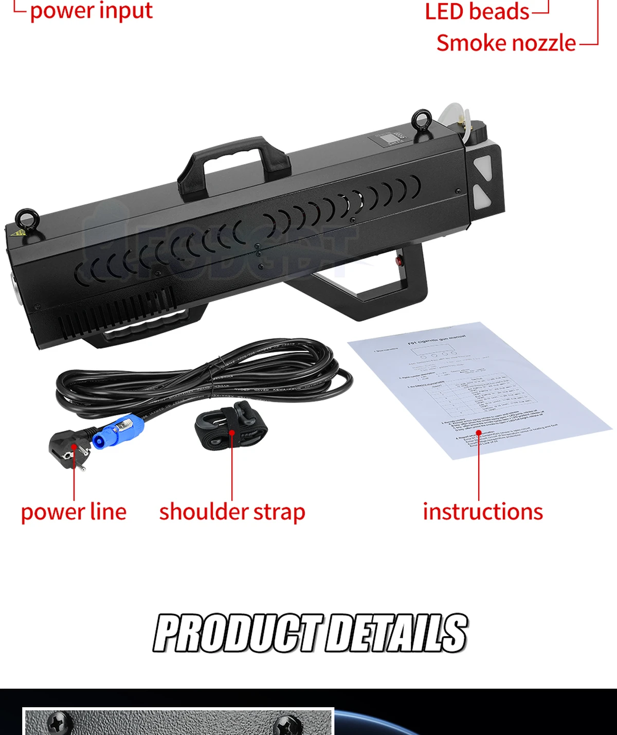 1500W Handrauchpistole