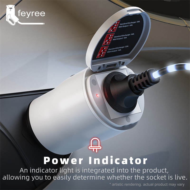 L’adaptateur V2L Feyree