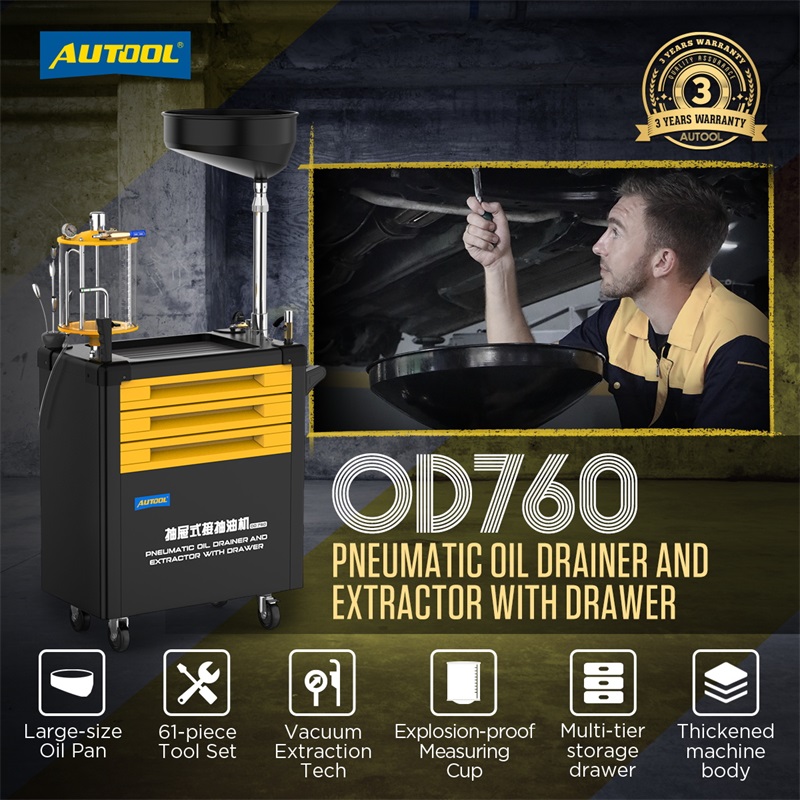 AUTOOL OD760 Motorölabsauger 