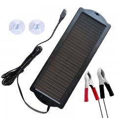 18V DC 1.5W Car Electric Vehicle Battery Intelligent Charger Solar Car Battery Charger Maintenance Device