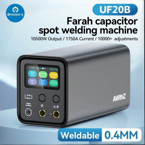 Nouveau soudeur par points pour condensateur Farah,soudure solide,cuivre soudable de 0,4 mm pour la réparation de la carte mère du téléphone et du PCB