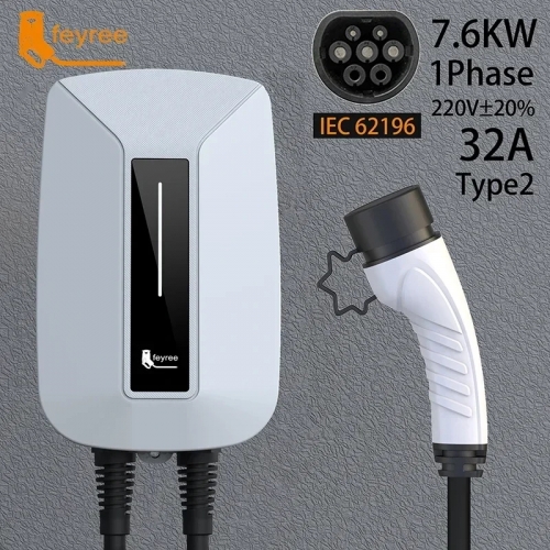 Feyree Wallbox Chargeur EV Type 2 32A 7kW