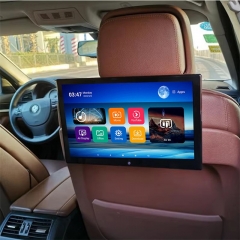 13.3 Inch IPS Touch Screen Android 12 4+64GB Car Headrest Monitor Universal Rear Seat Entertainment System Multimedia Player