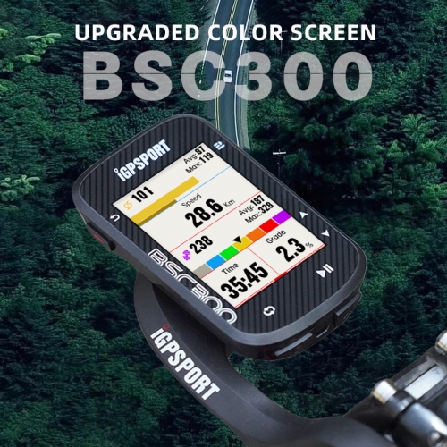 Compteur de vélo GPS IGPSPORT BSC300, carte hors ligne mondiale, compteur kilométrique de cyclisme, compatible BSC 300