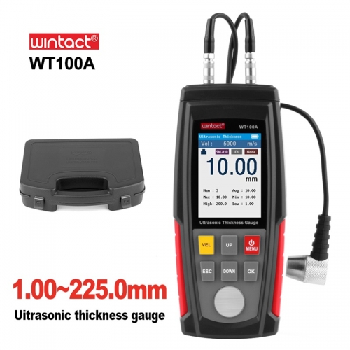 Testeur d'épaisseur à ultrasons, plaque d'acier, verre, plastique, céramique, batterie rechargeable