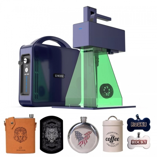 Graveur laser à fibre GWEIKE Cloud G2 Pro 30 W, machine de gravure laser portable 150 x 150 mm