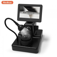 Rievbcau Microscope for Diamond Waist Code Magnifier High Definition Electron Microscope Special Instrument for Testing