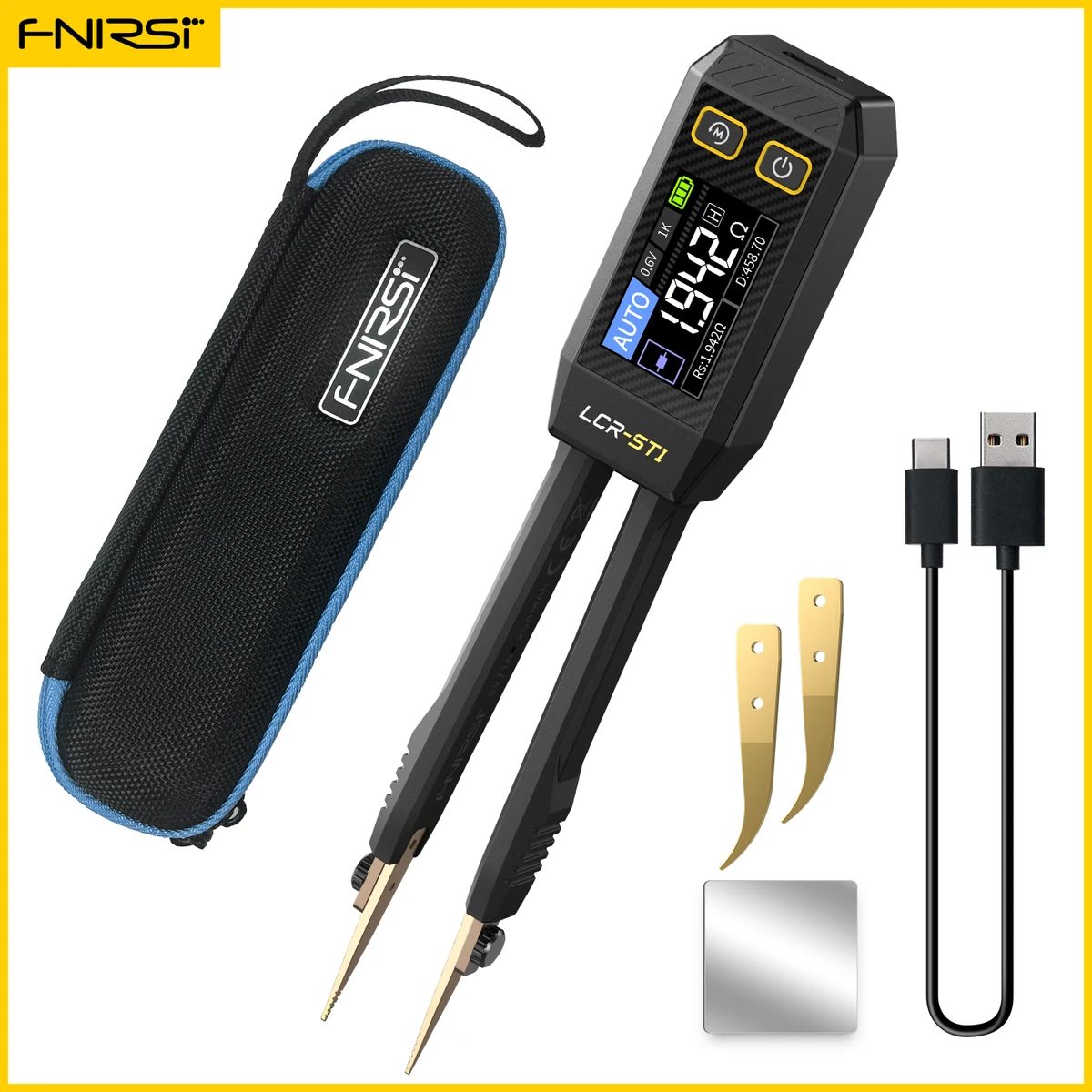 FNIRSI LCR‑ST1 testeur LCR pince mini résistance capacité inductance
