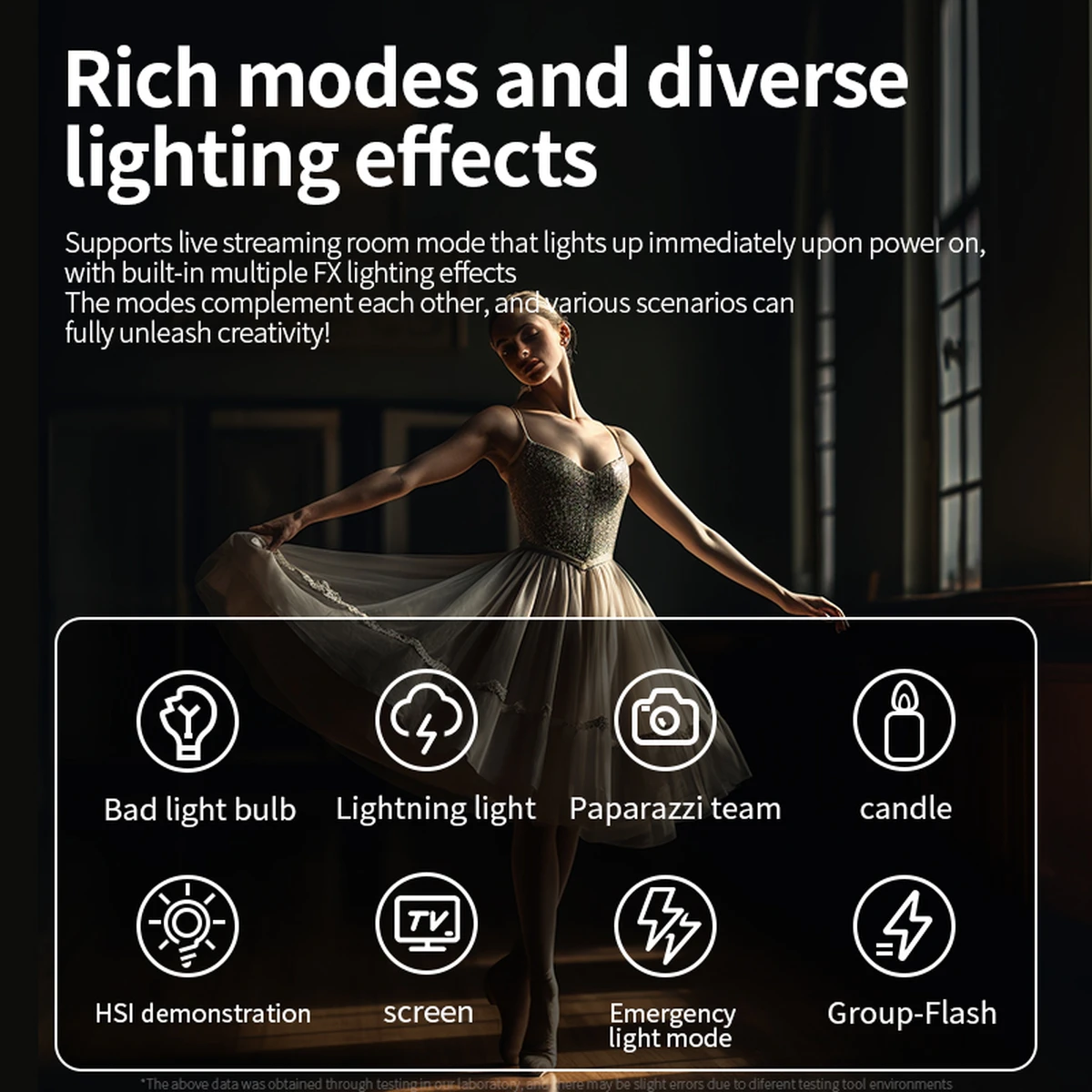 80W Bi-color Camera Light