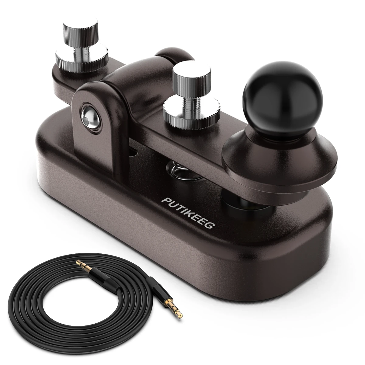 Putikeeg Clé Morse Droite – Clé CW Portable et Précise