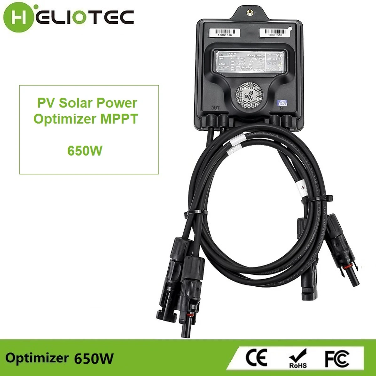 Optimiseur solaire 650W MPPT IP68 + Surveillance