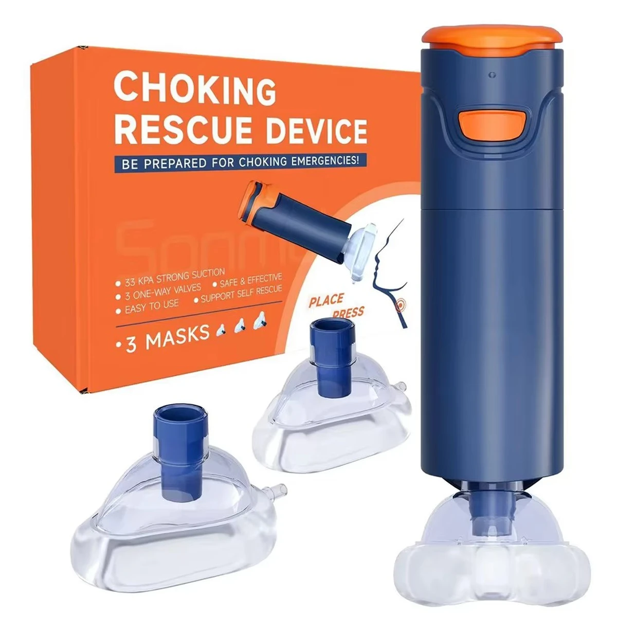 Dispositif de premiers secours anti-étouffement selon la méthode Heimlich